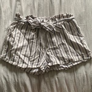Ardene Paperbag Shorts With Tie